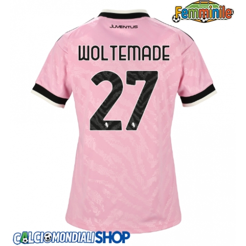 Maglie da calcio Juventus Nick Woltemade #27 Seconda Maglia Femminile 2026-27 Manica Corta